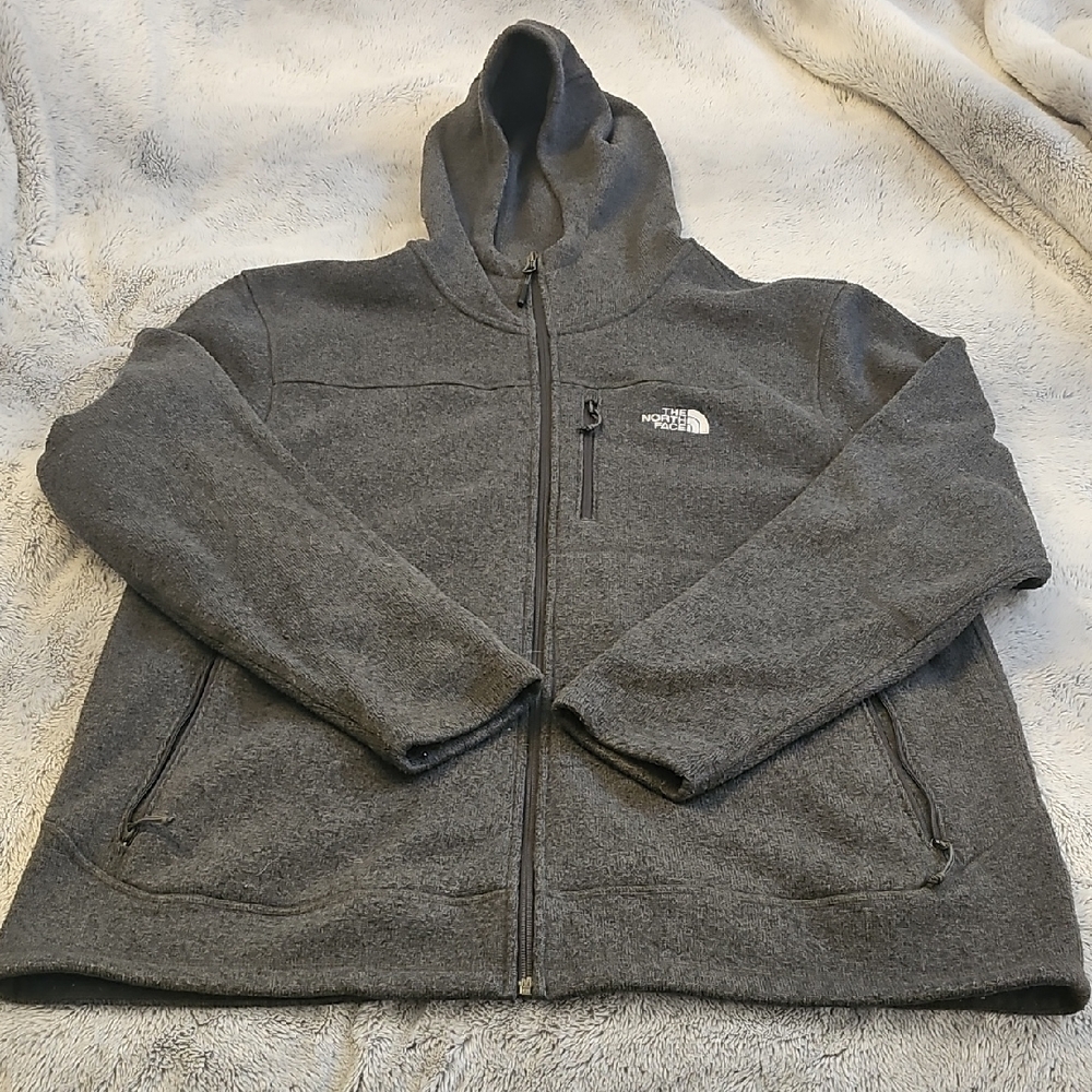 The North Face Men's Grey Zip Up